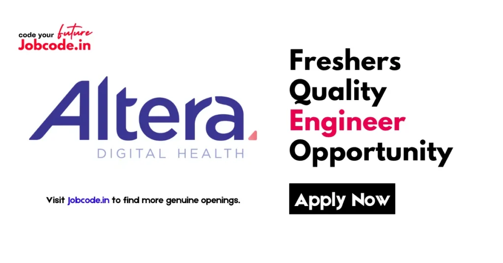 Freshers Quality Engineer