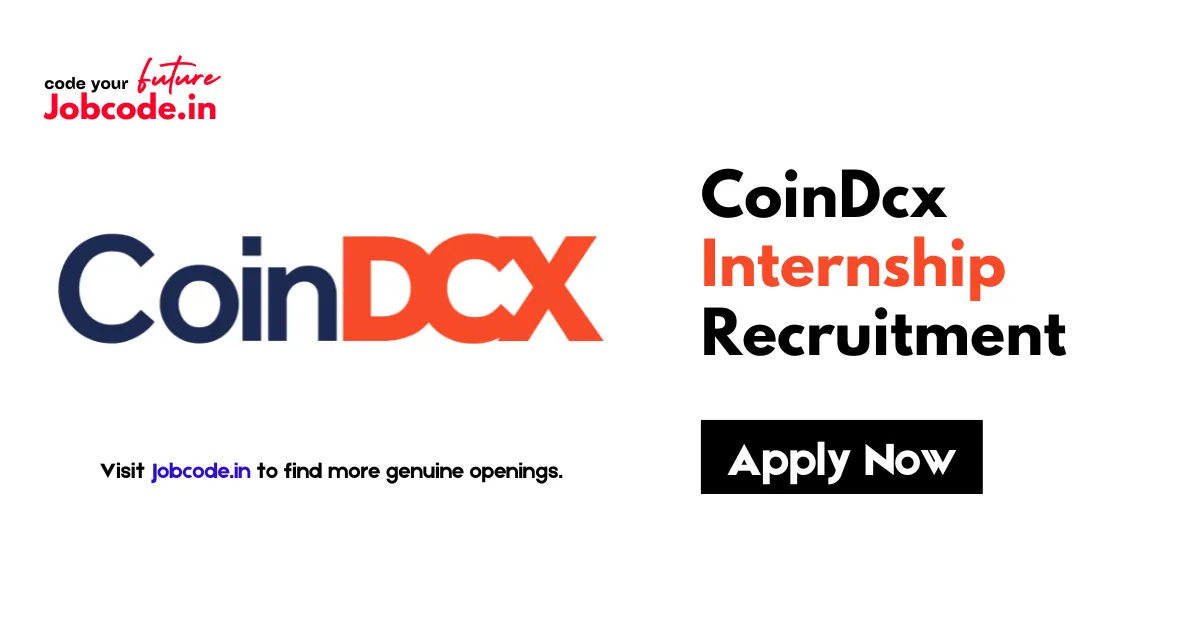 CoinDcx Internship