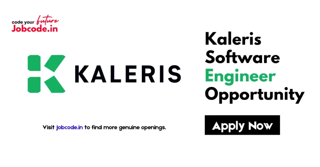 Kaleris Hiring Software Engineer