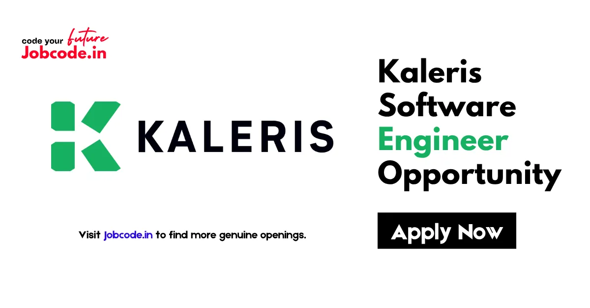 Kaleris Hiring Software Engineer
