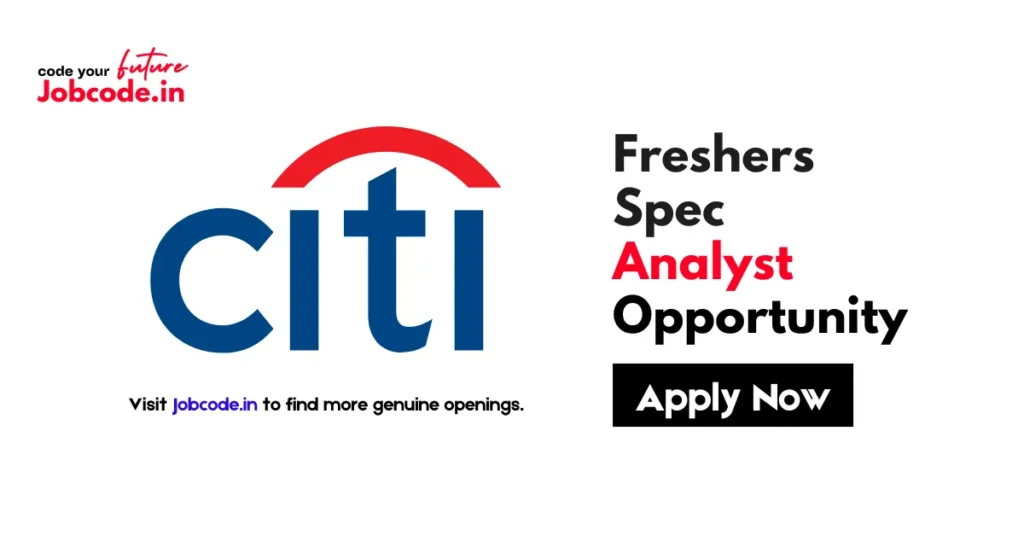 Freshers Spec Analyst