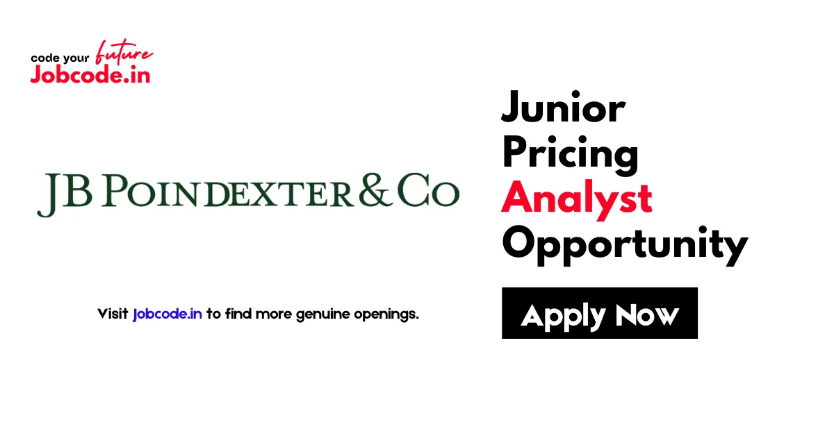 Junior Pricing Analyst