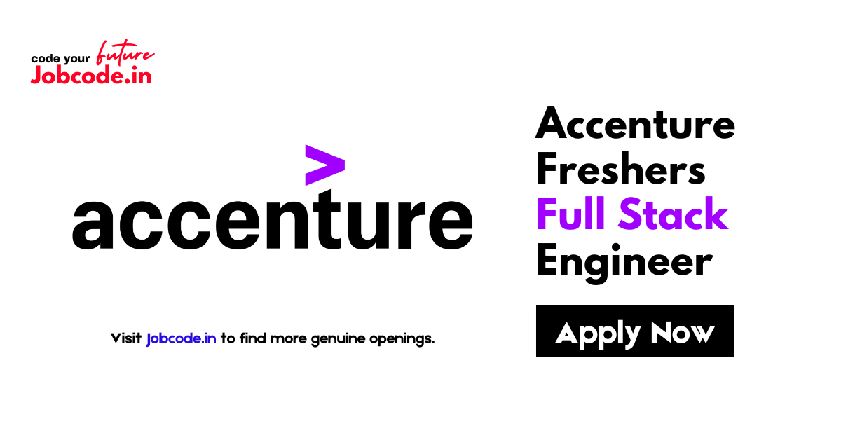 Accenture Freshers Full Stack Engineer