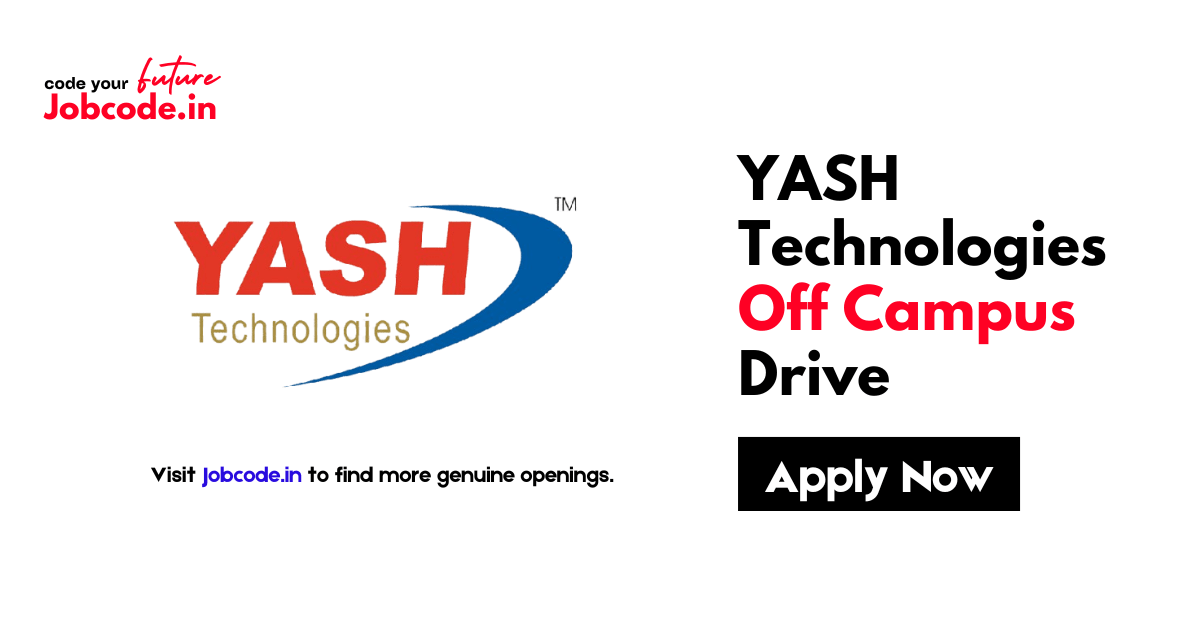 YASH Technologies Off Campus Drive