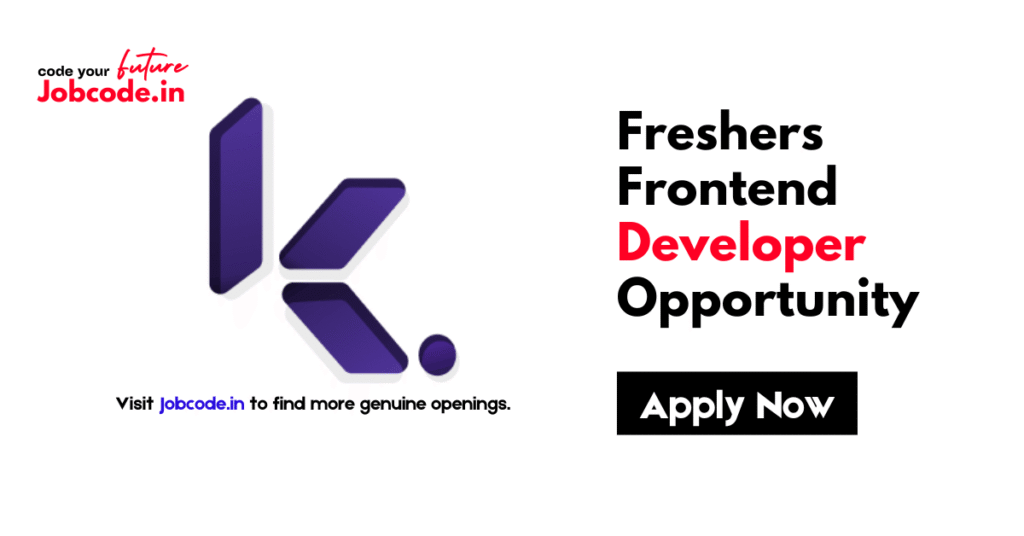Freshers Frontend Developer