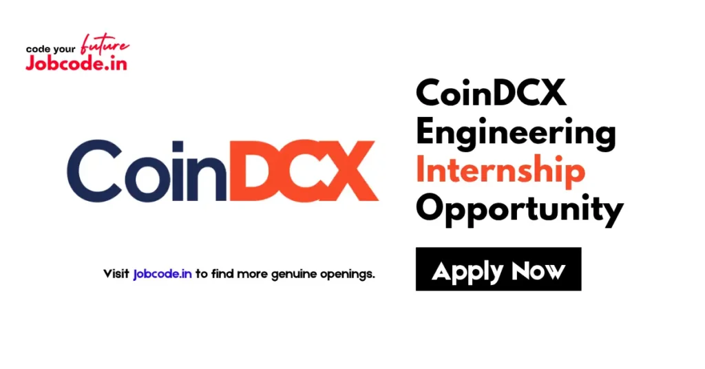 CoinDCX Engineering Internship