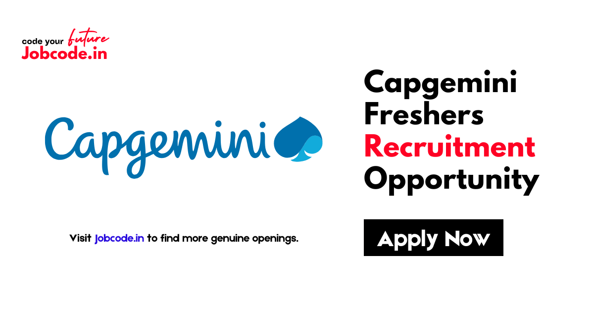Capgemini Freshers Recruitment