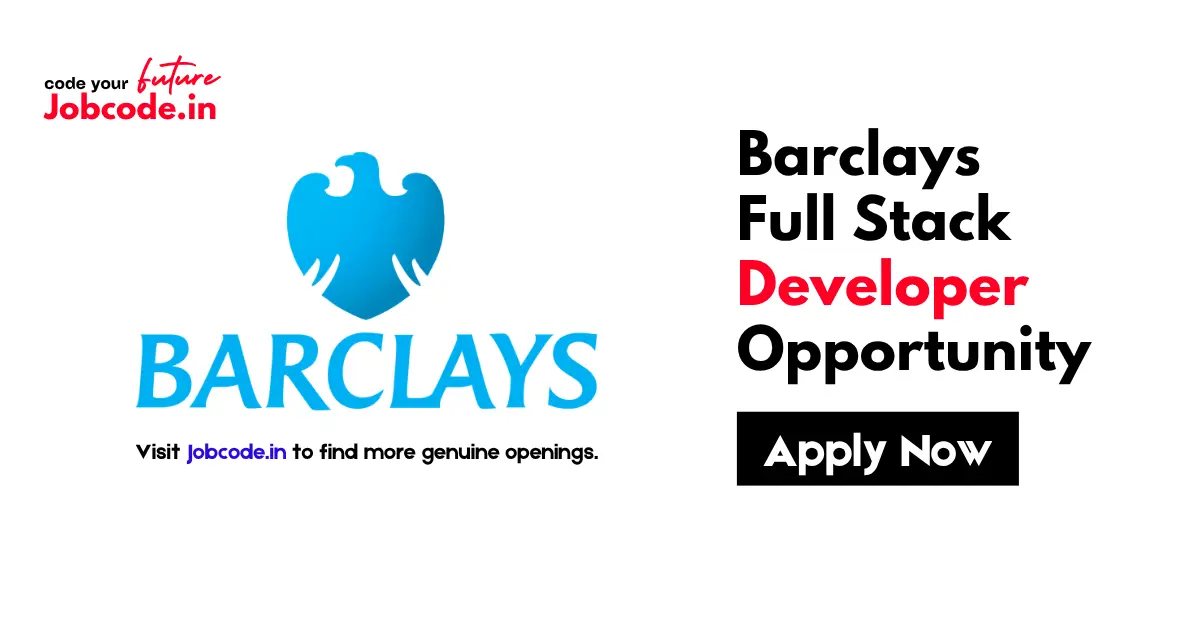 Barclays Full Stack Developer