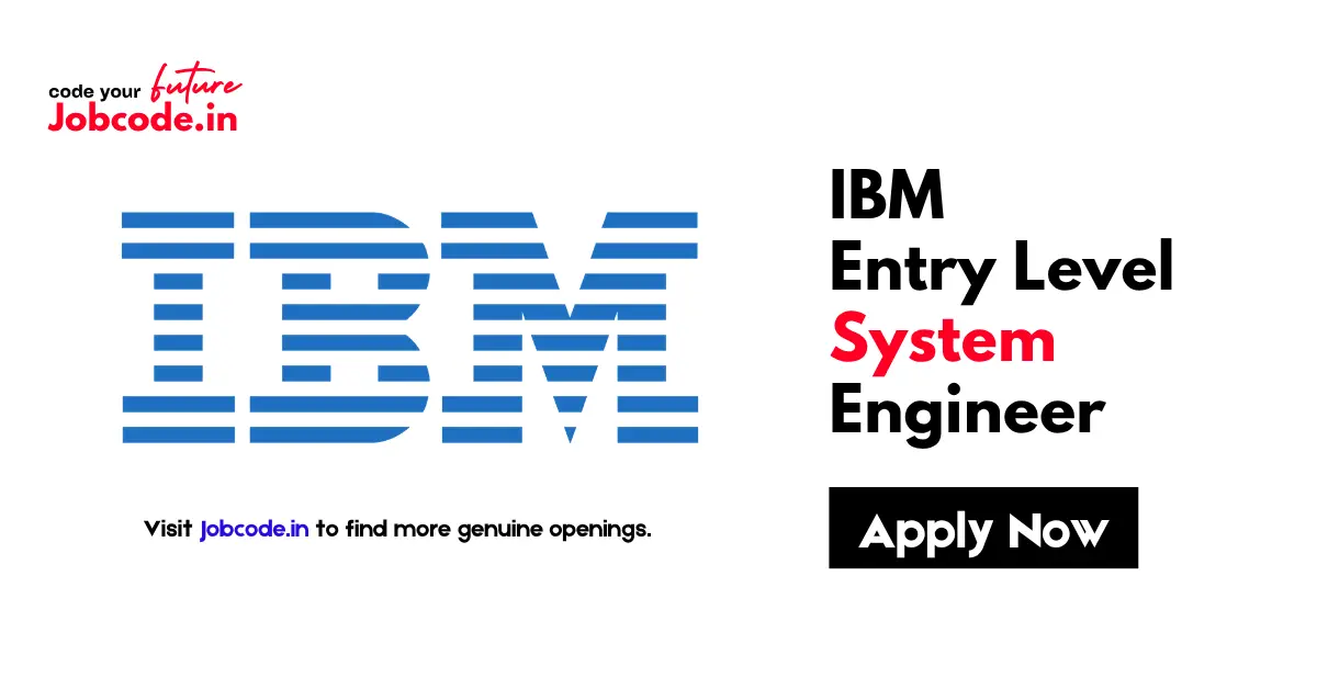 IBM Entry Level System Engineer