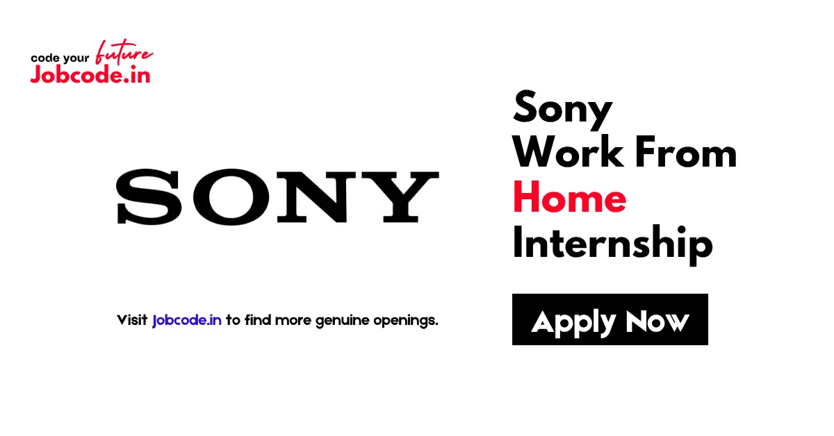 Sony Work From Home Internship